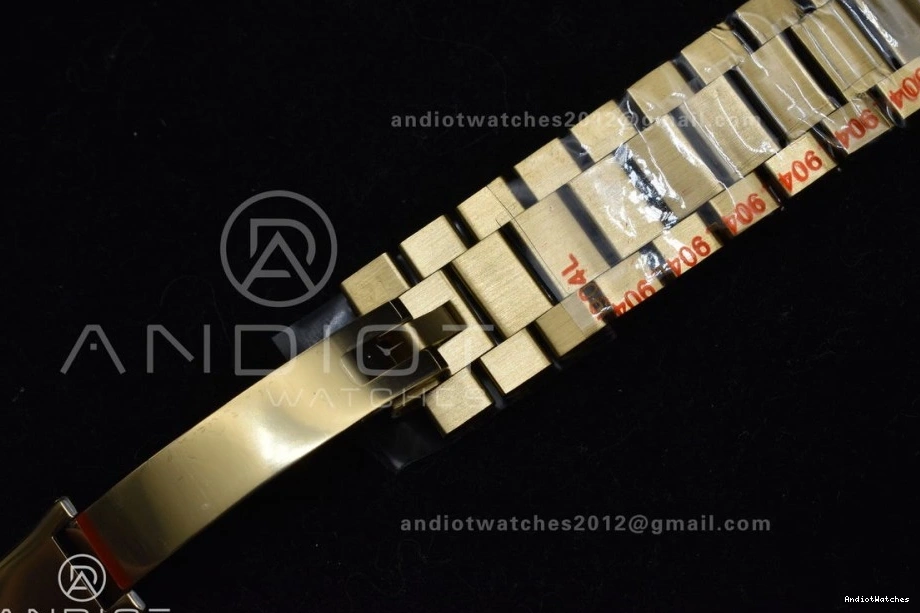 Diamond DayDate GoAnywhere Markers Bracelet Weight President YG Gold Dial A3255 904L Gain 723 V Steel GMF 40 On 0906